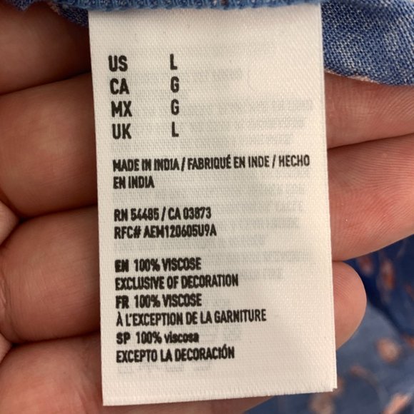 American Eagle | Floral Hi-Low Skirt - Picture 6 of 12